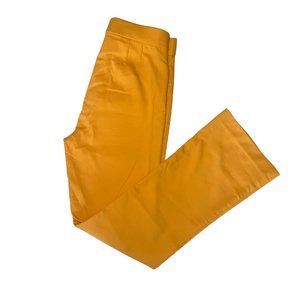 NWT Zara Orange Skinny Crop Leg Flare Trouser Pants | XS